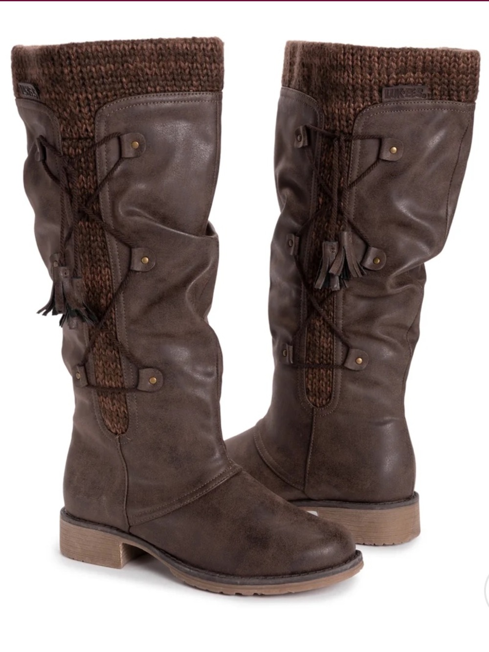 NWT Muks Luks Bianca Beverly Boots - 8
